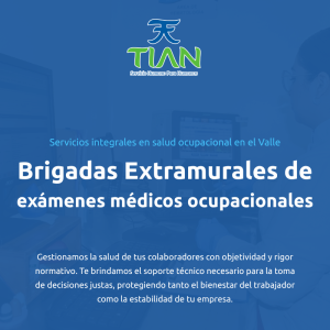 Brigadas Extramurales de exámenes médicos ocupacionales